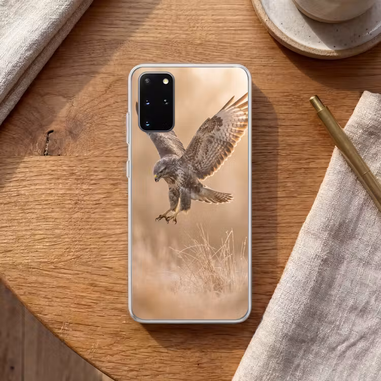 Telefoonhoesje - Buizerd - Roofvogel - Natuur - Bruin — 2