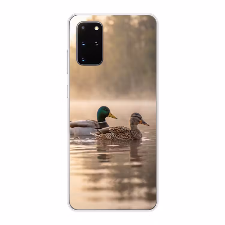 Telefoonhoesje - Eenden - Water - Mist - Natuur — 1