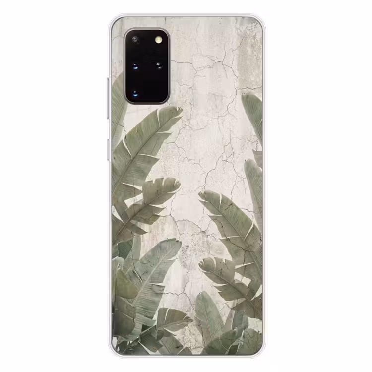 Telefoonhoesje - Bananenbladeren - Beton - Groen — 4