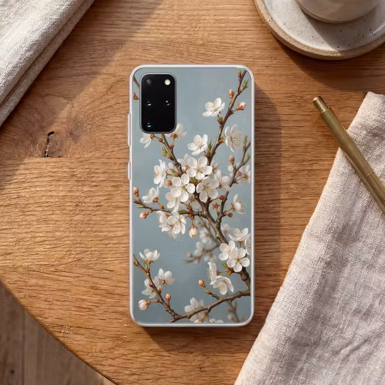 Telefoonhoesje - Botanisch - Stilleven - Blauw — 2