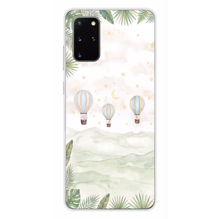 Telefoonhoesje - Aquarel - Luchtballonnen - Pastel — 4