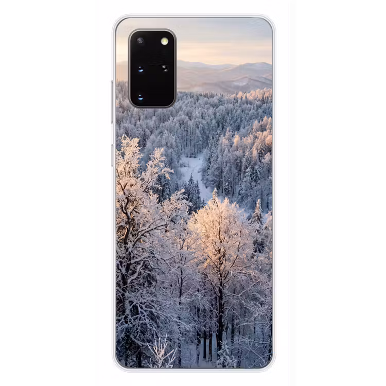 Telefoonhoesje - Bos - Bergen - Goud - Winter - Warm — 4