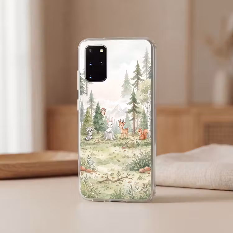 Telefoonhoesje - Bos - Dieren - Groen — 3