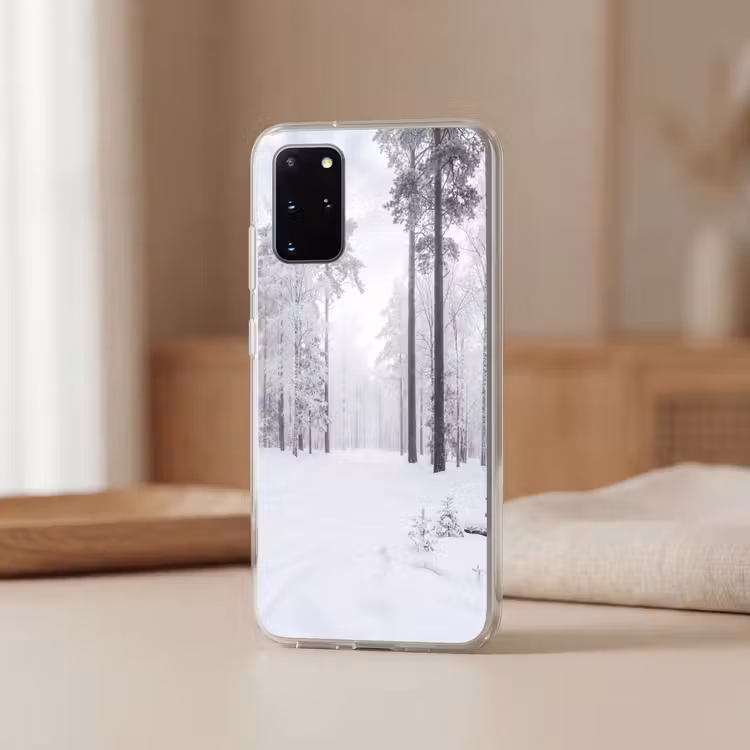 Telefoonhoesje - Bos - Sneeuw - Pad - Winter - Stilte — 3