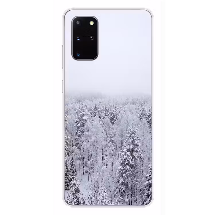 Telefoonhoesje - Bos - Sneeuw - Winter - Natuur - Wit — 4