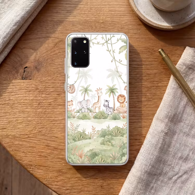 Telefoonhoesje - Dieren - Jungle - Pastel — 2