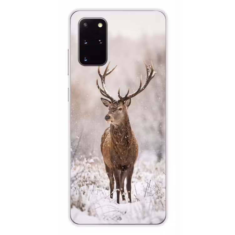 Telefoonhoesje - Edelhert - Bos - Sneeuw - Winter - Majestueus — 4
