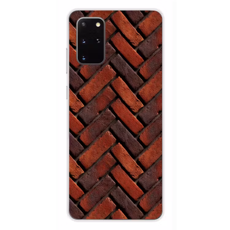 Telefoonhoesje - Bakstenen - Visgraat - Structuur - Roodbruin — 4