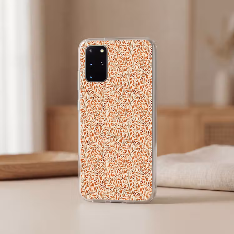 Telefoonhoesje - Bladeren - Botanisch - Terracotta — 3