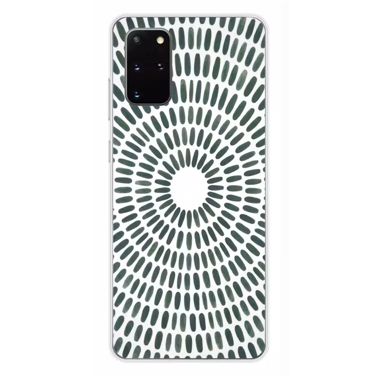 Telefoonhoesje - Abstract - Cirkel - Patroon - Modern - Groen — 4