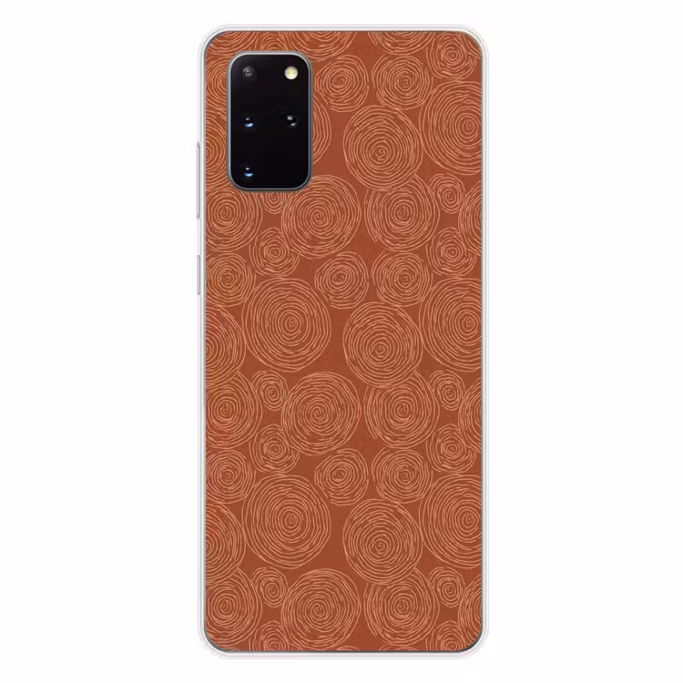 Telefoonhoesje - Cirkels - Abstract - Artistiek - Terracotta — 4