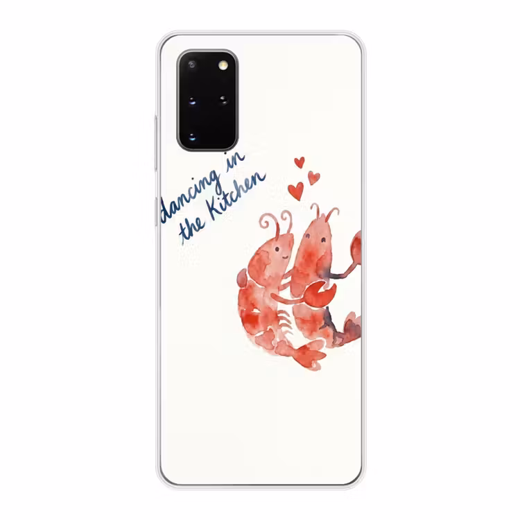 Telefoonhoesje - Dier - Dans - Liefde - Waterverf - Rood — 1