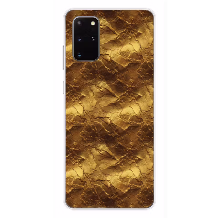 Telefoonhoesje - Bladgoud - Textuur - Goud — 4