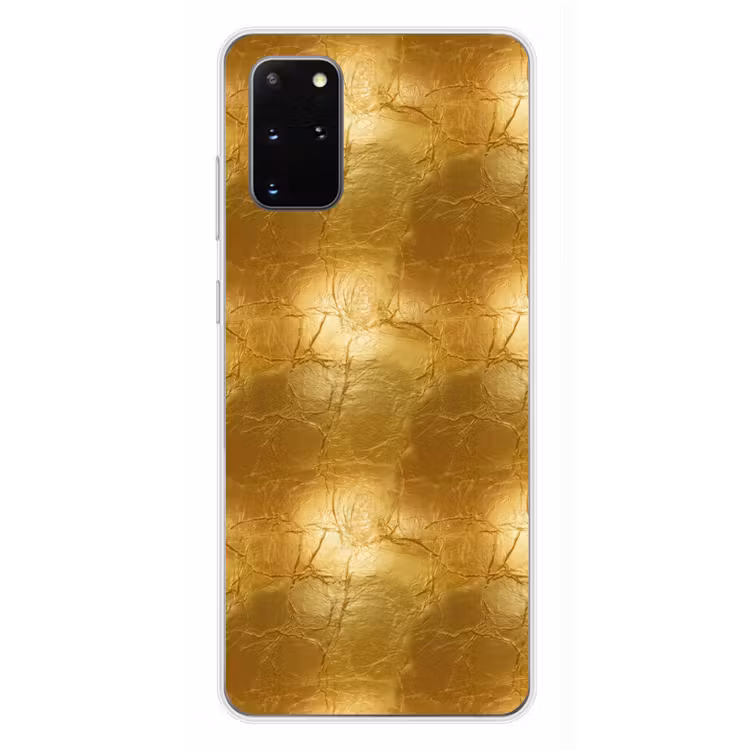 Telefoonhoesje - Bladgoud - Vintage - Textuur - Warm Goud — 4