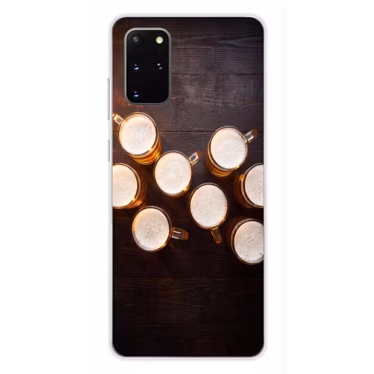 Telefoonhoesje - Bier - Glazen - Schuim - Hout - Drank — 4