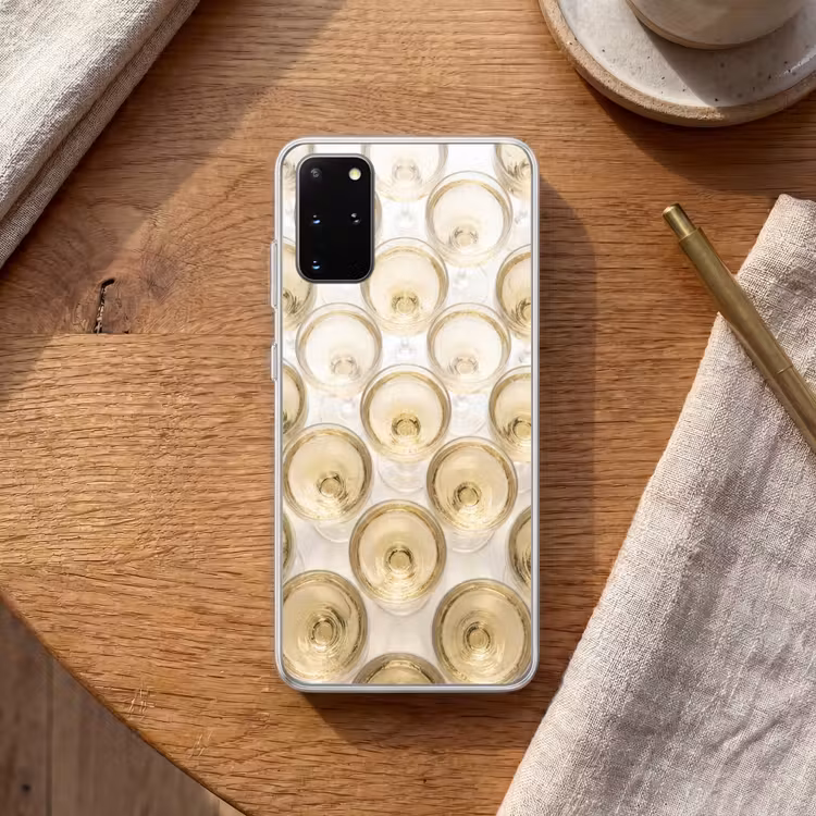 Telefoonhoesje - Drank - Glazen - Feest - Goud — 2