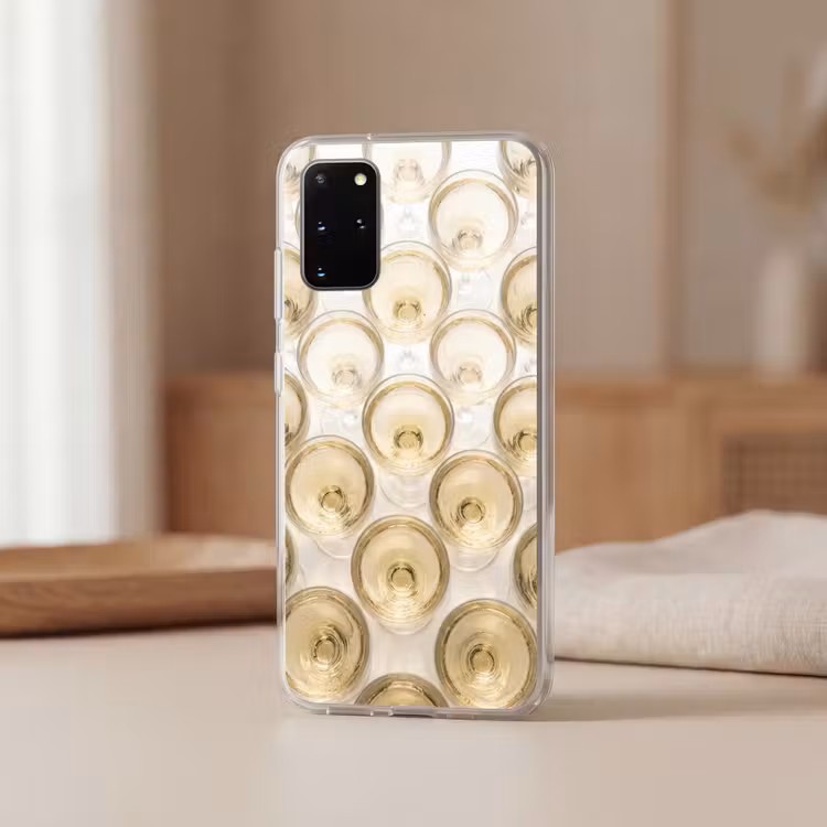 Telefoonhoesje - Drank - Glazen - Feest - Goud — 3