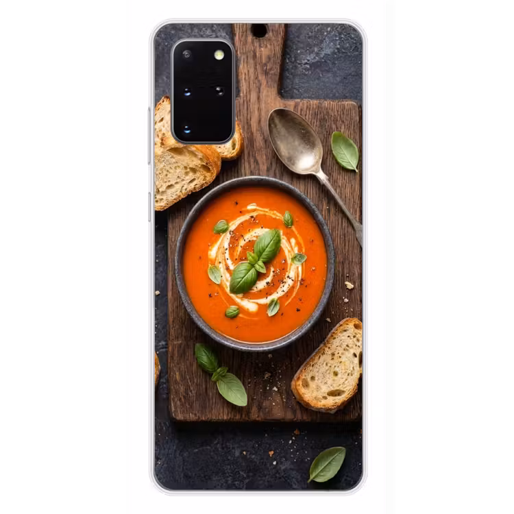 Telefoonhoesje - Eten - Soep - Basilicum - Rustiek - Rood — 4