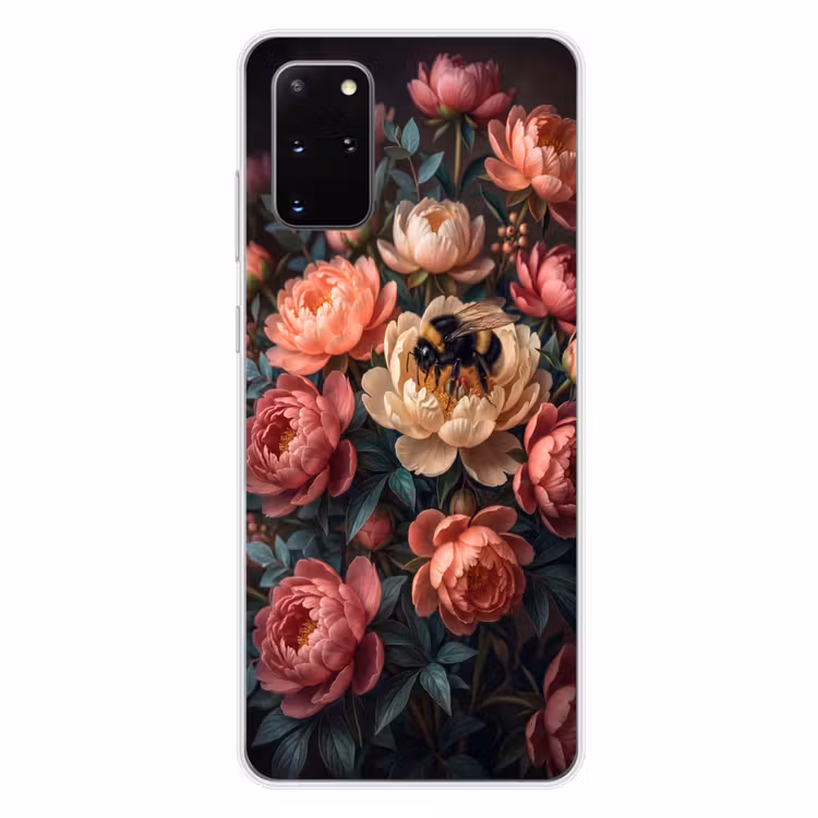 Telefoonhoesje - Bloemen - Insect - Natuur - Roze — 4