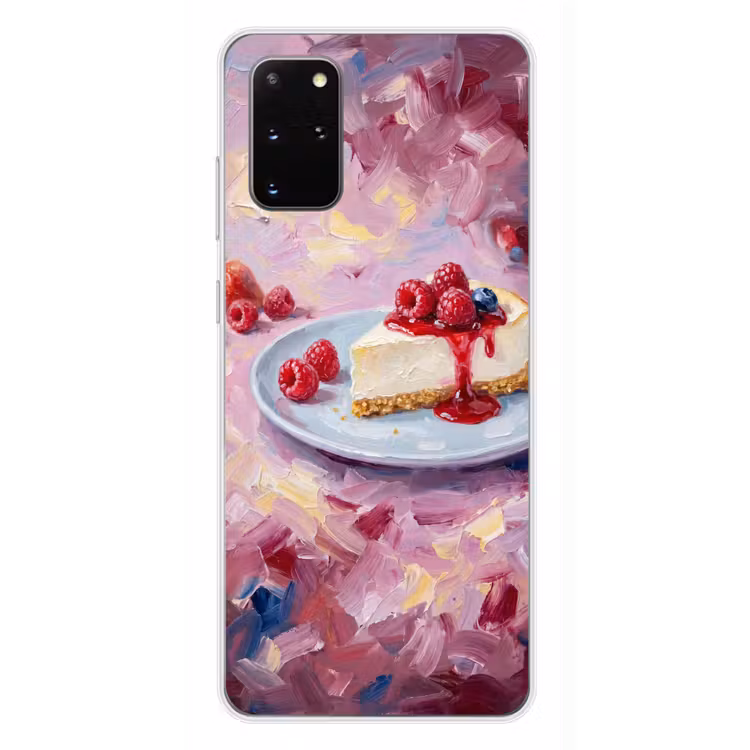 Telefoonhoesje - Eten - Cheesecake - Bessen - Abstract - Roze — 4
