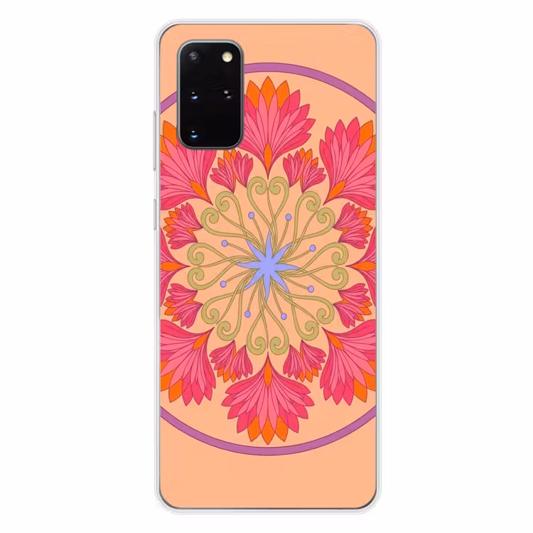 Telefoonhoesje - Bloemen - Patroon - Abstract - Roze - Decoratief — 4