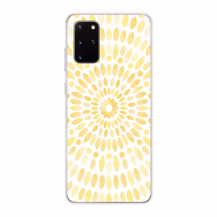 Telefoonhoesje - Abstract - Geometrisch - Stralend - Geel — 1