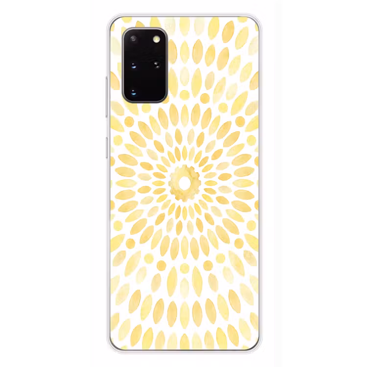 Telefoonhoesje - Abstract - Geometrisch - Stralend - Geel — 4