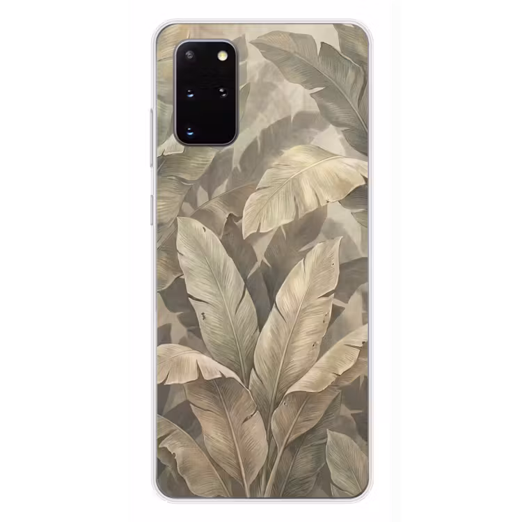 Telefoonhoesje - Bladeren - Tropisch - Natuur - Modern - Beige — 4