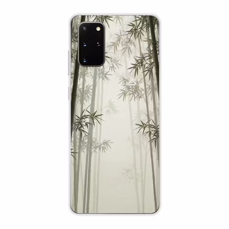 Telefoonhoesje - Bamboe - Bos - Mist - Natuur — 1