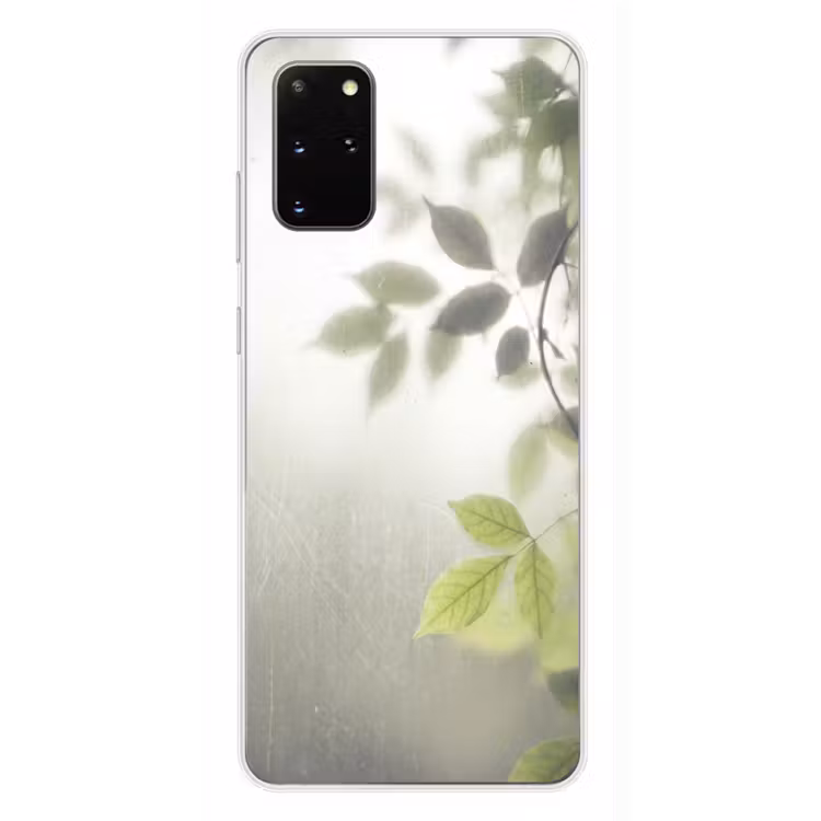 Telefoonhoesje - Blad - Schaduw - Natuur - Abstract - Groen — 4