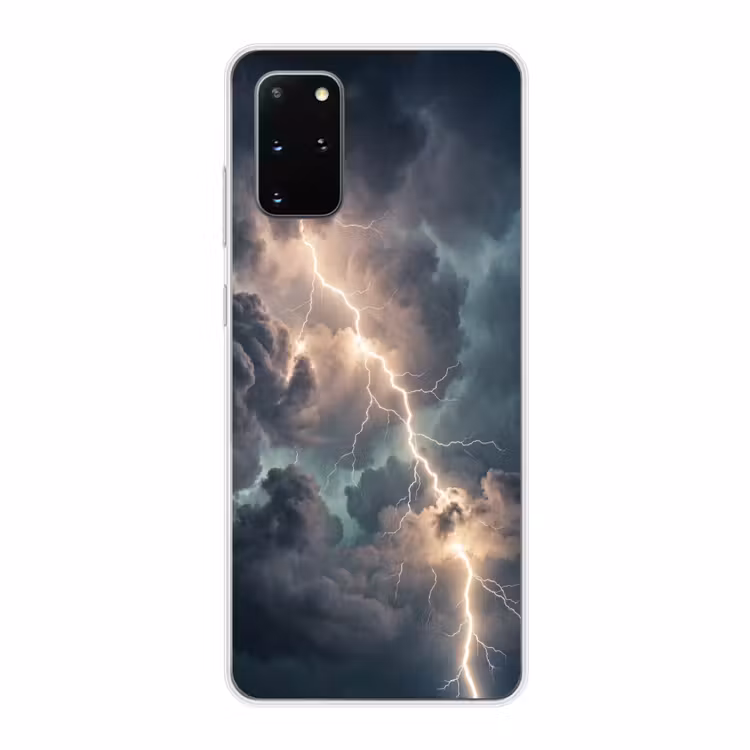 Telefoonhoesje - Bliksem - Storm - Natuur - Donker — 1
