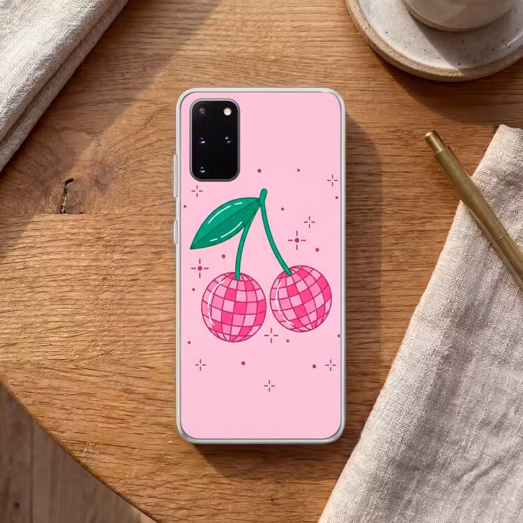 Telefoonhoesje - Decoratie - Disco-bal - Feest - Roze — 2