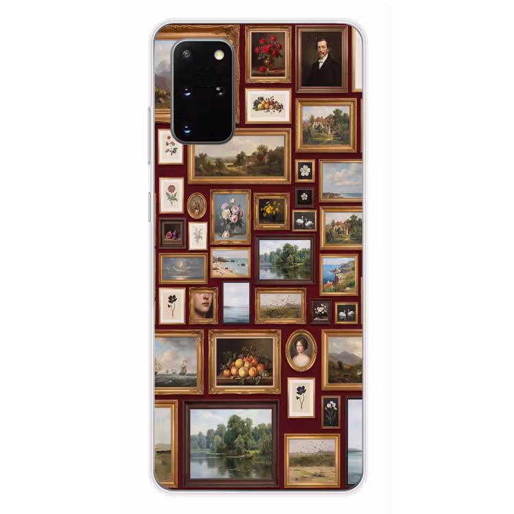 Telefoonhoesje - Bloemen - Vaas - Klassiek - Kunst - Rood — 4
