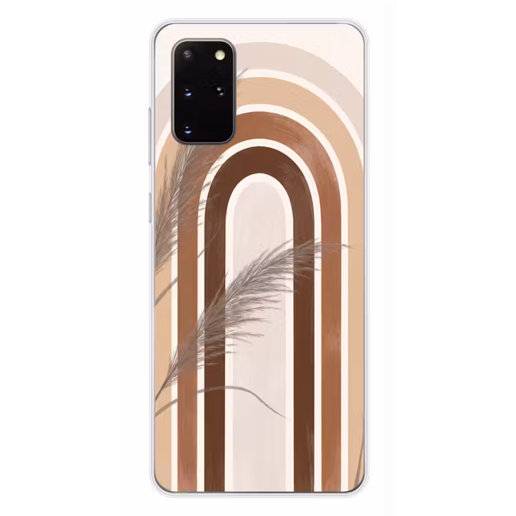Telefoonhoesje - Abstract - Bogen - Plant - Boho - Beige — 4
