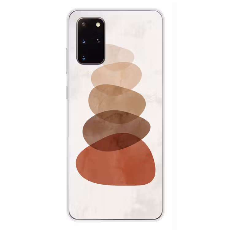 Telefoonhoesje - Abstractie - Gestapeld - Balans - Modern - Aardetinten — 4