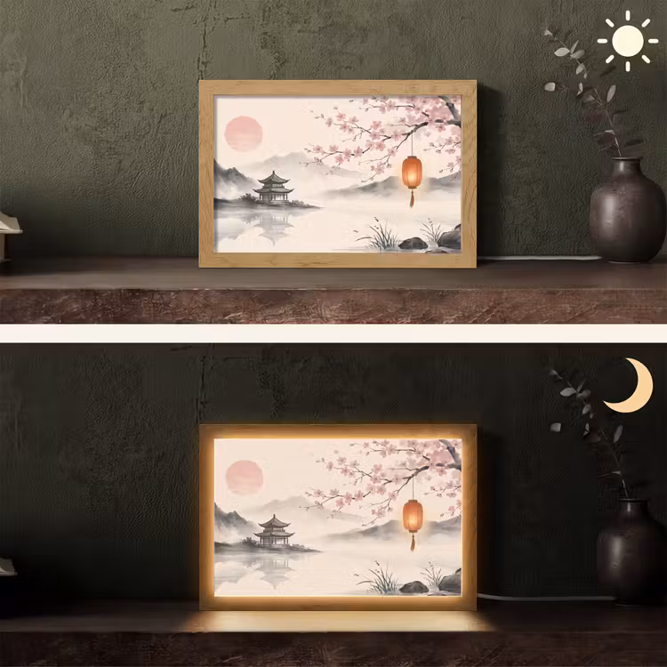 Tafellamp - Zon - Japans - Traditioneel — 5