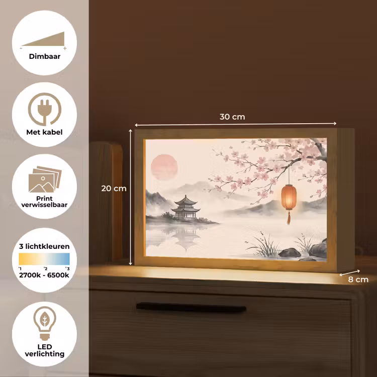 Tafellamp - Zon - Japans - Traditioneel — 7