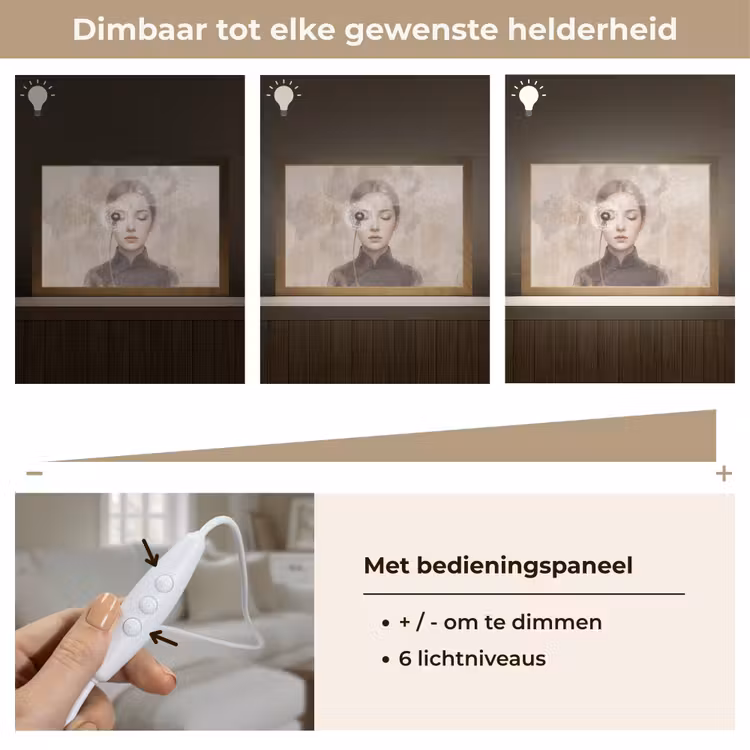 Tafellamp - Vrouw - Sereen - Grijs — 8