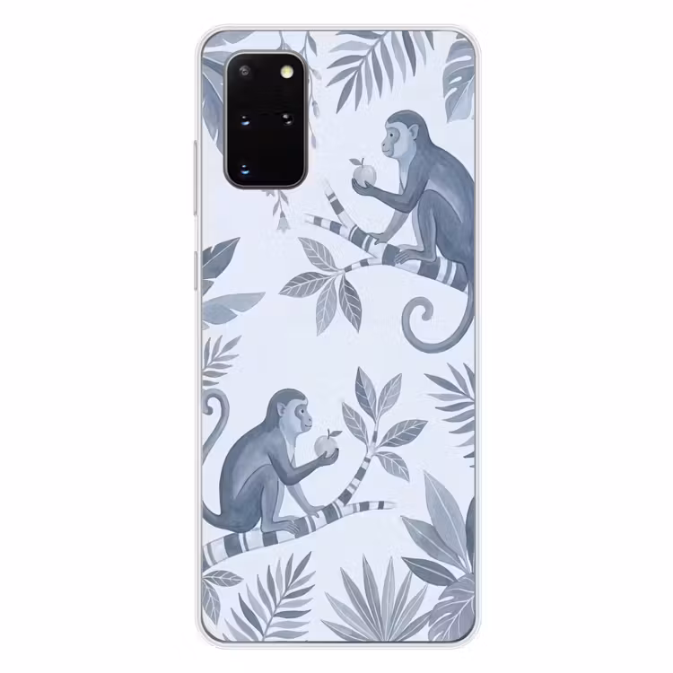 Telefoonhoesje - Aap - Boom - Bladeren - Jungle - Illustratie — 4