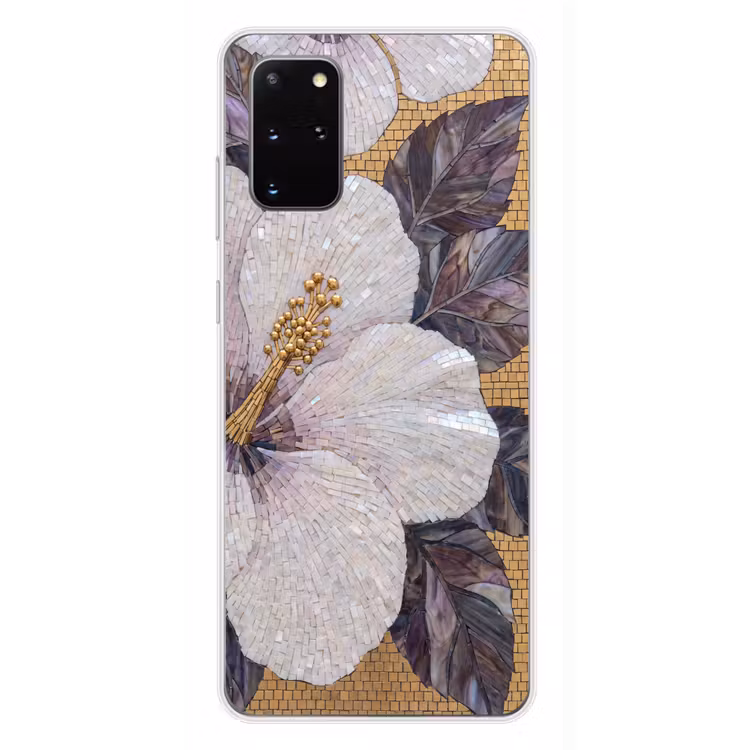 Telefoonhoesje - Bloemen - Mozaïek - Kunst - Modern - Goud — 4