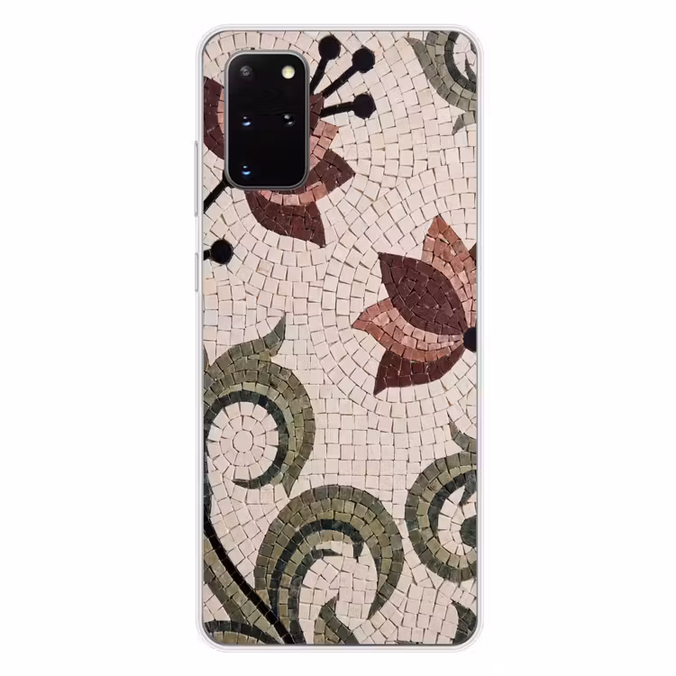 Telefoonhoesje - Bloemen - Mozaïek - Patroon - Abstract - Groen — 4