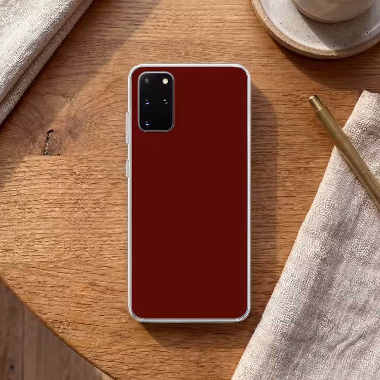 Telefoonhoesje - Burnt - Mahogany - Rood — 2
