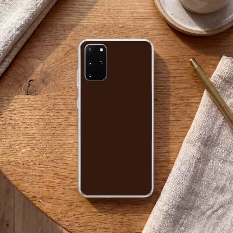 Telefoonhoesje - Dark - Chocolate - Bruin — 2