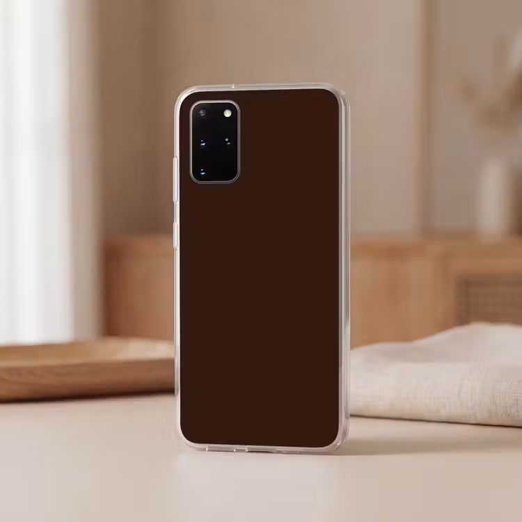 Telefoonhoesje - Dark - Chocolate - Bruin — 3