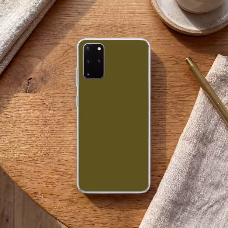 Telefoonhoesje - Dark - Olive - Groen — 2