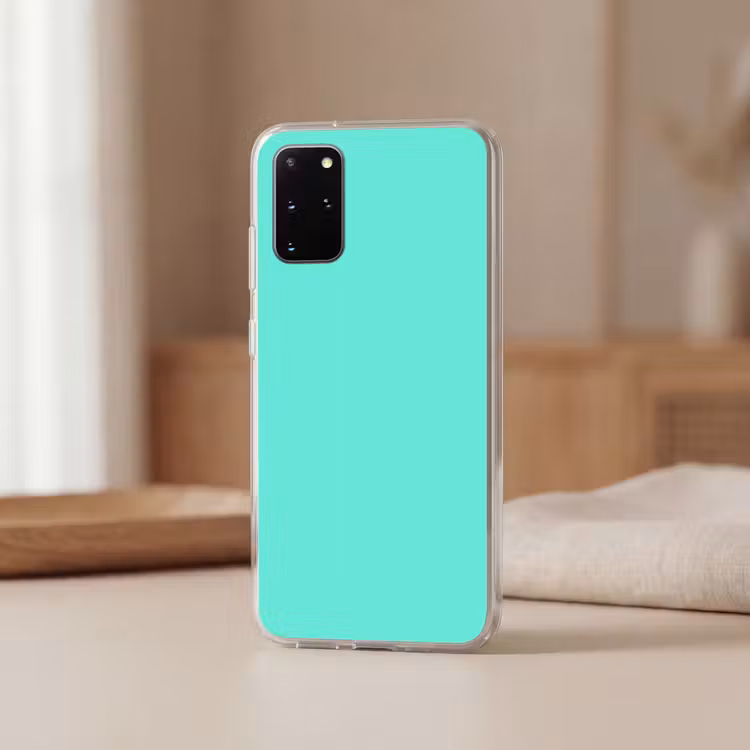 Telefoonhoesje - Electric - Cyan - Turkoois — 3