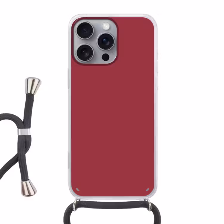 Telefoonhoesje crossbody - Antique - Ruby - Rood — 1