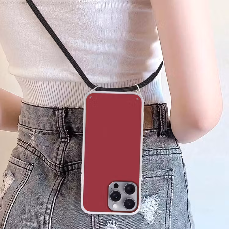 Telefoonhoesje crossbody - Antique - Ruby - Rood — 5