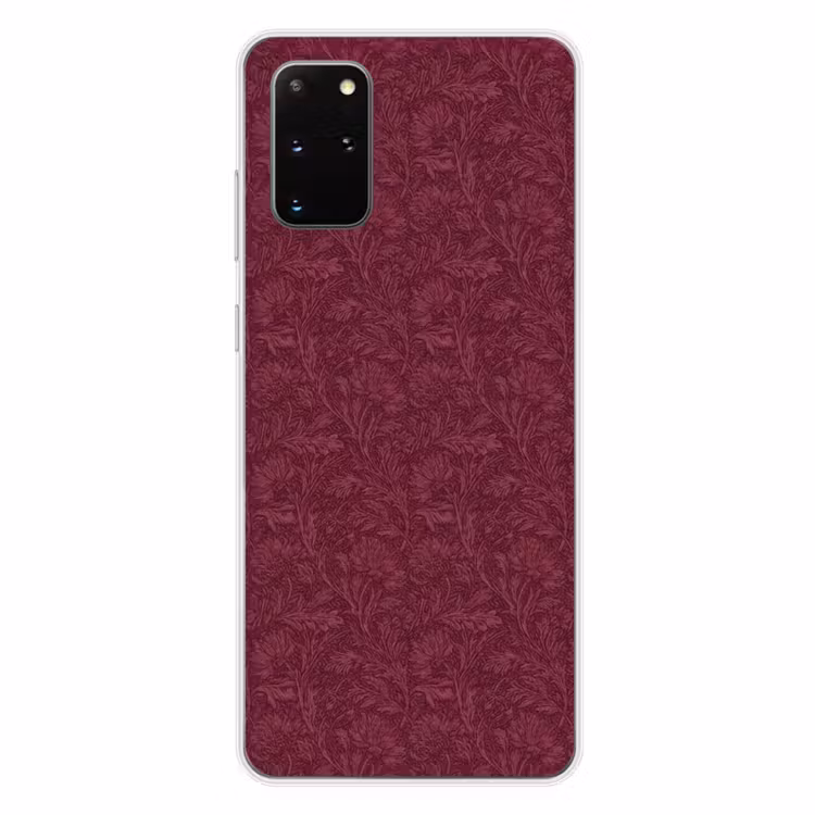 Telefoonhoesje - Bladeren - Patroon - Paars — 4