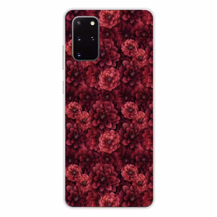 Telefoonhoesje - Dahlias - Bloemen - Rood — 4